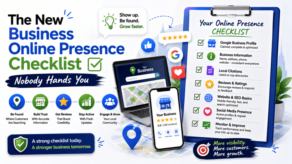 The New Business Online Presence Checklist Nobody Hands You