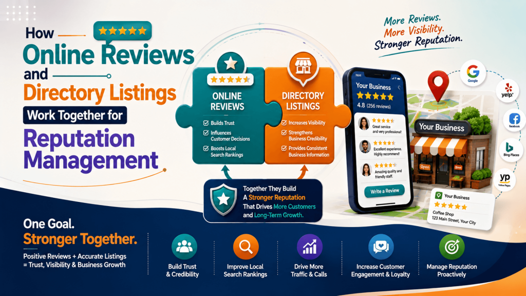 How Online Reviews and Directory Listings Work Together for Reputation Management